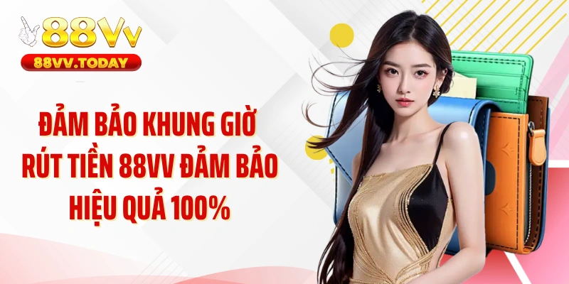 Đảm bảo khung giờ rút tiền 88VV đảm bảo hiệu quả 100%