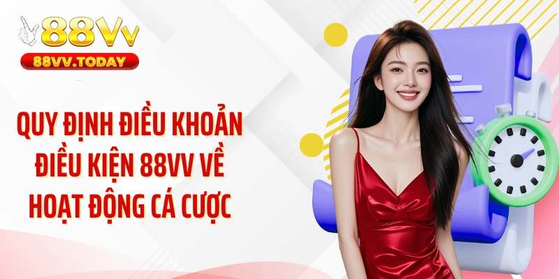 Quy định điều khoản điều kiện 88VV về hoạt động cá cược